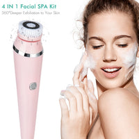 4 in 1 Electric Micro-Foaming Cleansing Brush